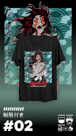 #2 Desain Kaos Anime - Demon Slayer