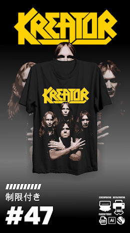 #47 Kreator - Desain Kaos Band